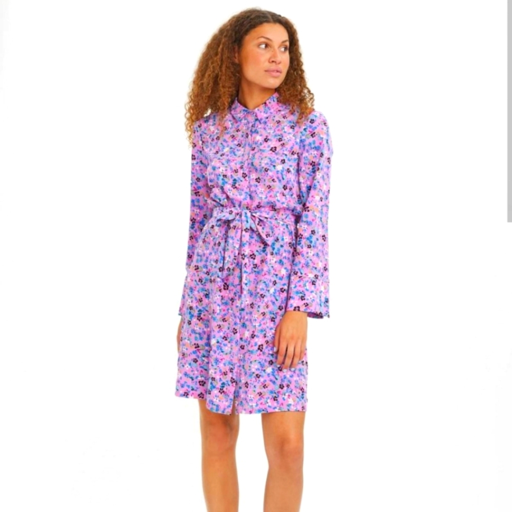 Vero Moda Floral Long Sleeve Dress, NWOT, Size 18